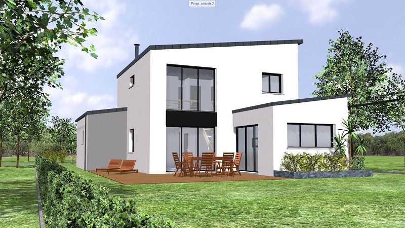 Projet de Maison moderne avec étage en loire atlantique